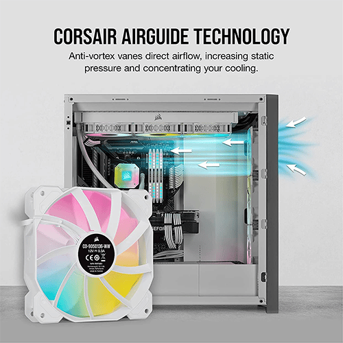 ქეისის გაგრილება - Corsair Icue SP120 RGB Elite Triple Fan Kit - 3x120 Fan