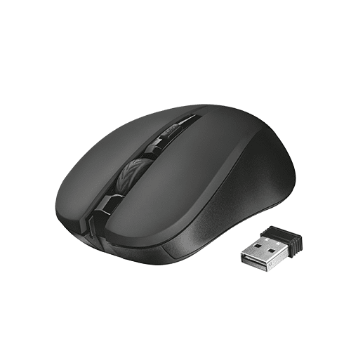 უკაბელო მაუსი - Trust Mydo Silent Click rABS Black WL