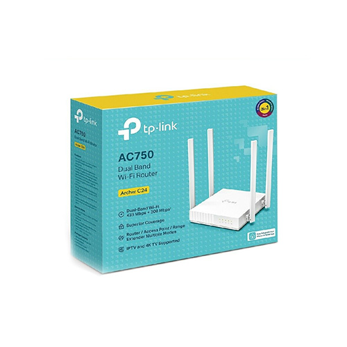 WiFi როუტერი - TP-Link Archer C24 AC750