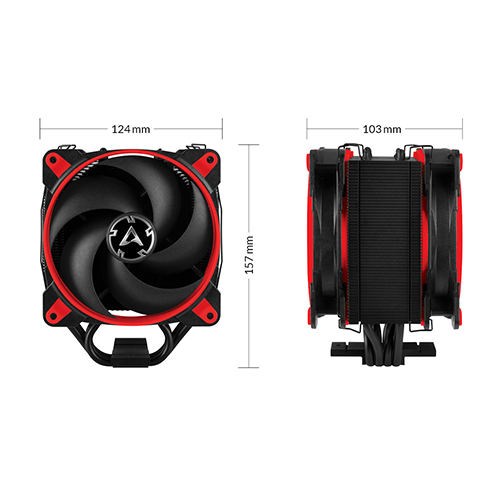 პროცესორის გაგრილება - Arctic Freezer 34 eSports Duo Red