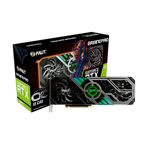 ვიდეობარათი - Palit RTX 3070 8 GB Gaming Pro