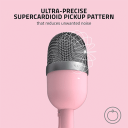 მიკროფონი - Razer Microphone Seiren Mini Quartz USB Pink
