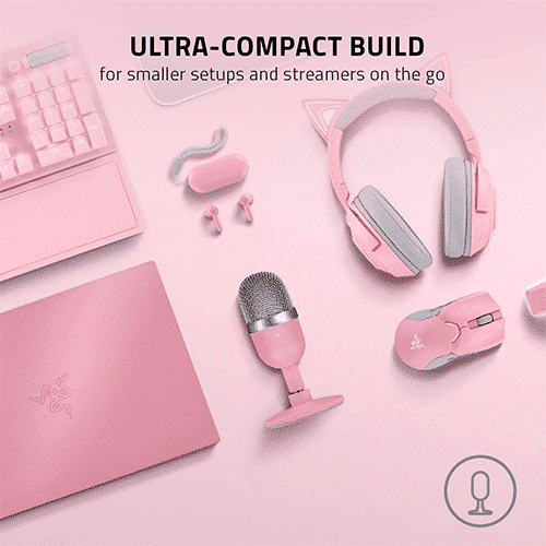 მიკროფონი - Razer Seiren Mini Quartz USB Pink