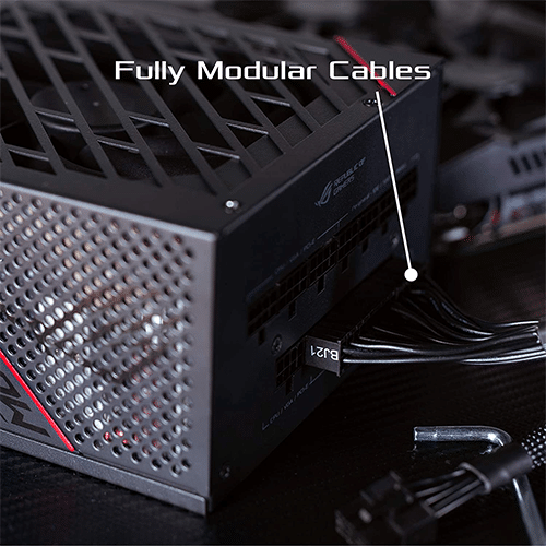 კვების ბლოკი - Asus Rog Strix 750 Watt 80 Plus Gold Full Modular