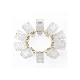 ინტერნეტის კაბელის ჯეკი - Ugreen Cat5 (10 ცალი)