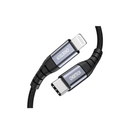 მობილურის კაბელი - Choetech IP0041 2m Type-C To lightening MFI Nylon Braid Cable