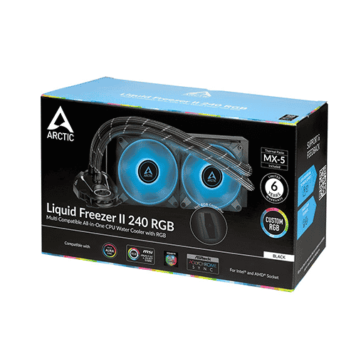 პროცესორის წყლის გაგრილება - Arctic Liquid Freezer II 240 mm RGB With Controller