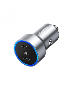 მანქანის დამტენი - Choetech C0054 Dual C ports PD 40W Car Charger