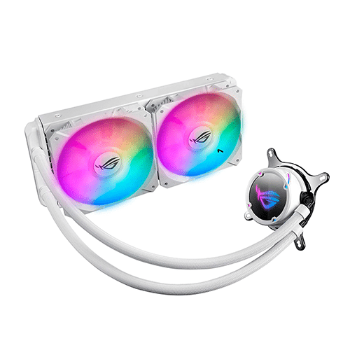 პროცესორის წყლის გაგრილება - Asus Rog Strix LC 240 RGB White