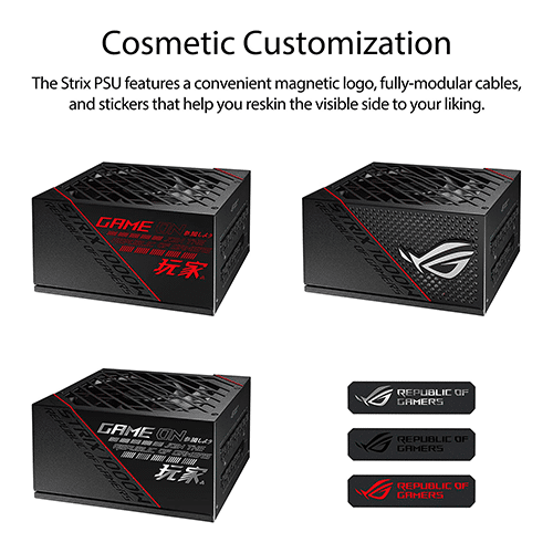 კვების ბლოკი - Asus Rog Strix 1000G 1000 Watt 80 Plus Gold Full Modular