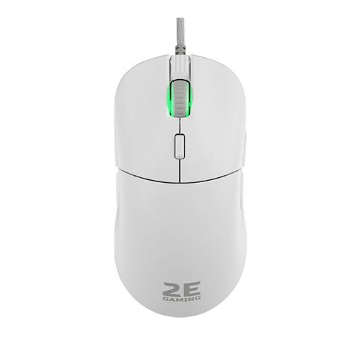 მაუსი - 2E Gaming Mouse HyperDrive Lite RGB White