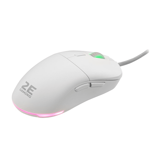 მაუსი - 2E Gaming Mouse HyperDrive Lite RGB White