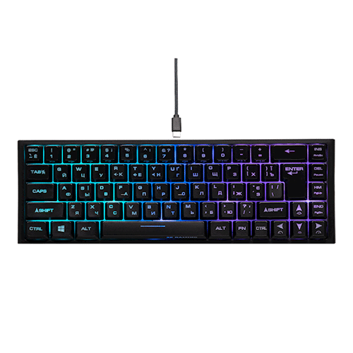კლავიატურა - 2E Gaming KG350 RGB Black
