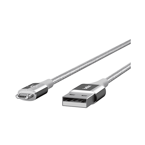 Mobile Cable - Belkin Premium Kevlar Cable Micro-USB 4 Silver 1.2m