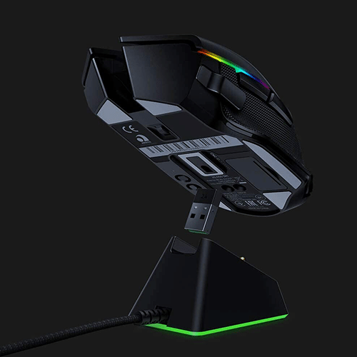 უკაბელო ტენვადი მაუსი - Razer Gaming Mouse Basilisk Ultimate Dock RGB Black Rechargeable WL