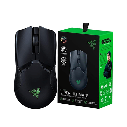 უკაბელო ტენვადი მაუსი - Razer Gaming Mouse Viper Ultimate USB Black Rechargeable WL