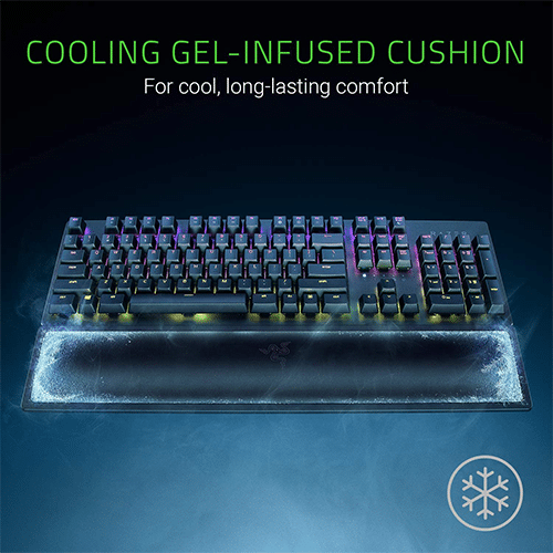მაჯის მოსასვენებელი Razer Wrist Rest Pro Cooling Gel Black