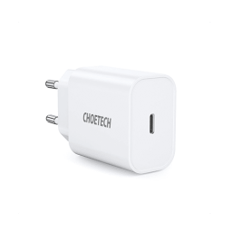 მობილურის დამტენი - Choetech Q5004-EU Type-C PD20W Charger White