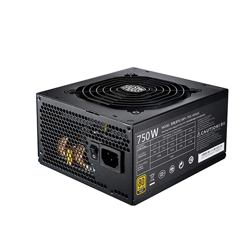 კვების ბლოკი - Cooler Master V 750 Watt 80 Plus Gold Full Modular