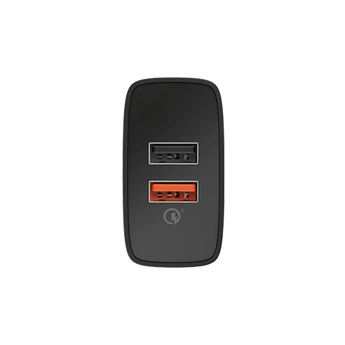მობილურის დამტენი - Trust Qmax USB A+A Wall Charger QC3 30W