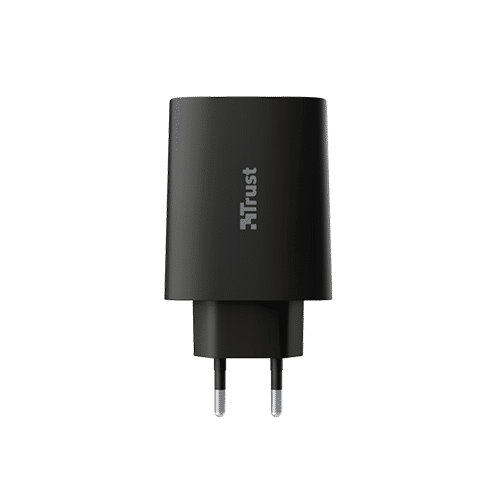 მობილურის დამტენი - Trust Qmax USB A+A Wall Charger QC3 30W