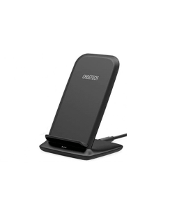 მობილურის დამტენი - Choetech 15W 2coils Fast Wireless Charging Stand