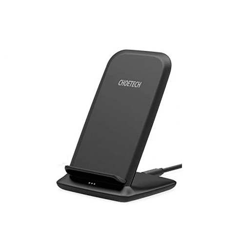 მობილურის დამტენი - Choetech 15W 2coils Fast Wireless Charging Stand