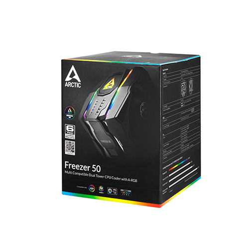 პროცესორის გაგრილება - Arctic Freezer 50 ARGB
