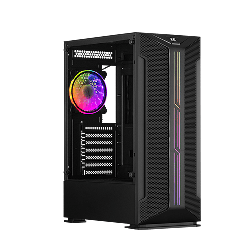 ქეისი - 2E Gaming Hunter GH1 - 1x120 Fan RGB