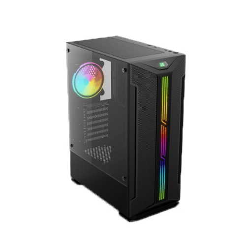 ქეისი - 2E Gaming Hunter GH1 - 1x120 Fan RGB