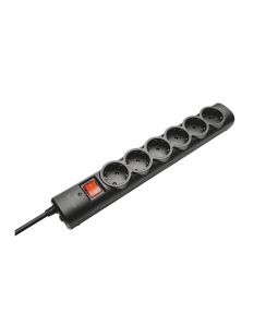 6 პორტიანი დამაგრძელებელი - Trust Surge Protector 6 ports