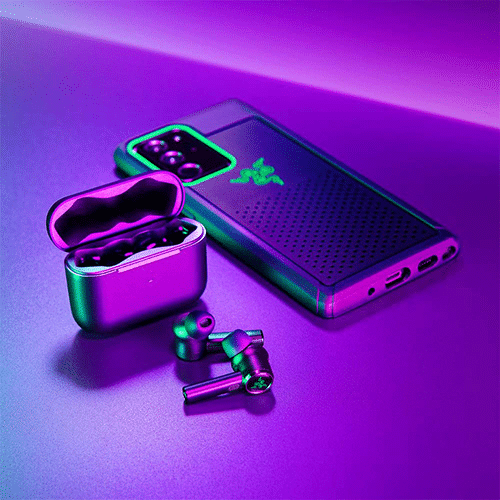 მობილურის Bluetooth ყურსასმენი - Razer Hammerhead True WL Pro Mic Black