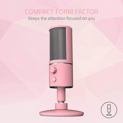 მიკროფონი - Razer Microphone Seiren X Quartz USB Pink