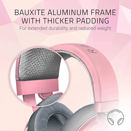 ყურსასმენი - Razer Kraken Quartz 3.5mm Pink