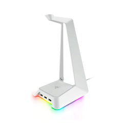 ყურსასმენის სადგამი - Razer Base Station Chroma Mercury White