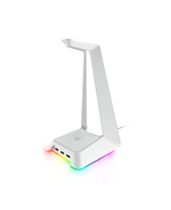 ყურსასმენის სადგამი - Razer Base Station Chroma  Mercury White