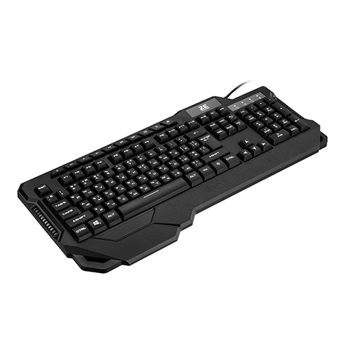 კლავიატურა - 2E KG340 LED USB Black