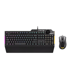 კომბო - კლავიატურა + მაუსი - Asus Tuf Gaming Combo K1&M3 USB Black