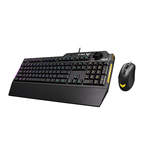 კომბო - კლავიატურა + მაუსი - Asus Tuf Gaming Combo K1&M3 USB Black