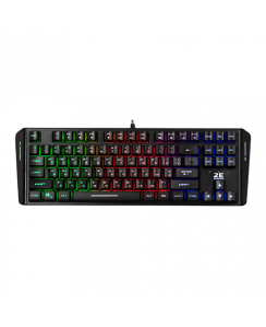 კლავიატურა - 2E KG355 LED 87 key USB Black