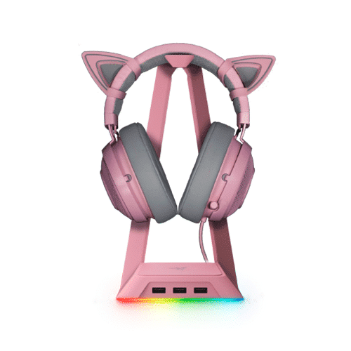 ყურსასმენის სადგამი - Razer Base Station Chroma Pink