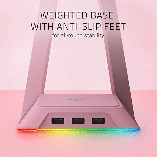 ყურსასმენის სადგამი - Razer Base Station Chroma Pink