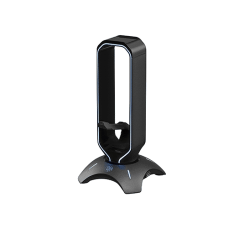 ყურსასმენის სადგამი - 2E Gaming GST310 3in1 RGB USB Black
