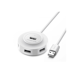 USB Hub 4 Port - Ugreen CR106 1 M White