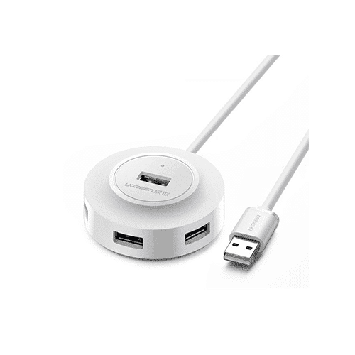 USB Hub 4 Port - Ugreen CR106 1 M White