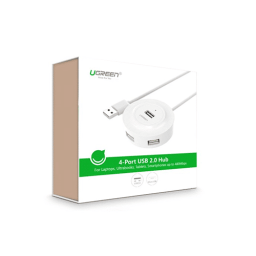 USB Hub 4 Port - Ugreen CR106 1 M White