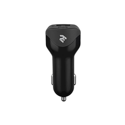 მანქანის დამტენი - 2E Car Charger Dual USB 38W, PD, QC Black