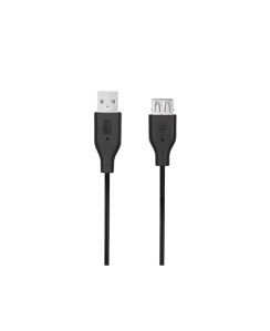 USB დამაგრძელებელი - 2E Cable USB 2.0 To USB Female 1.8მ Black