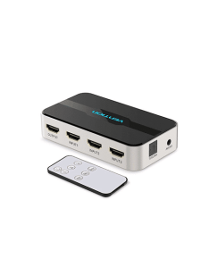 Switcher - Vention 3 In 1 Out HDMI Switcher With Audio Separation Gray Metal Type