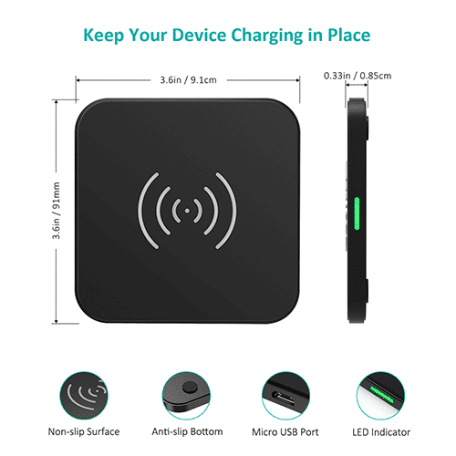 Mobile Wireless Charger - Choetech T511-S 10W Fast Wireless Charging Pad